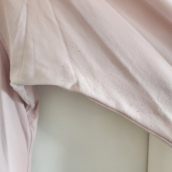 Roxy Pink Long-Sleeve Rash Guard (Size 16) - Picture 7 of 7